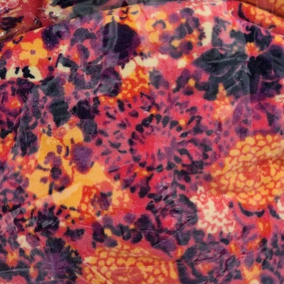 NEW LuLaRoe LLR Orange Floral TC Tall & Curvy Leggings, Simply Comfortable Pants - Picture 5 of 6